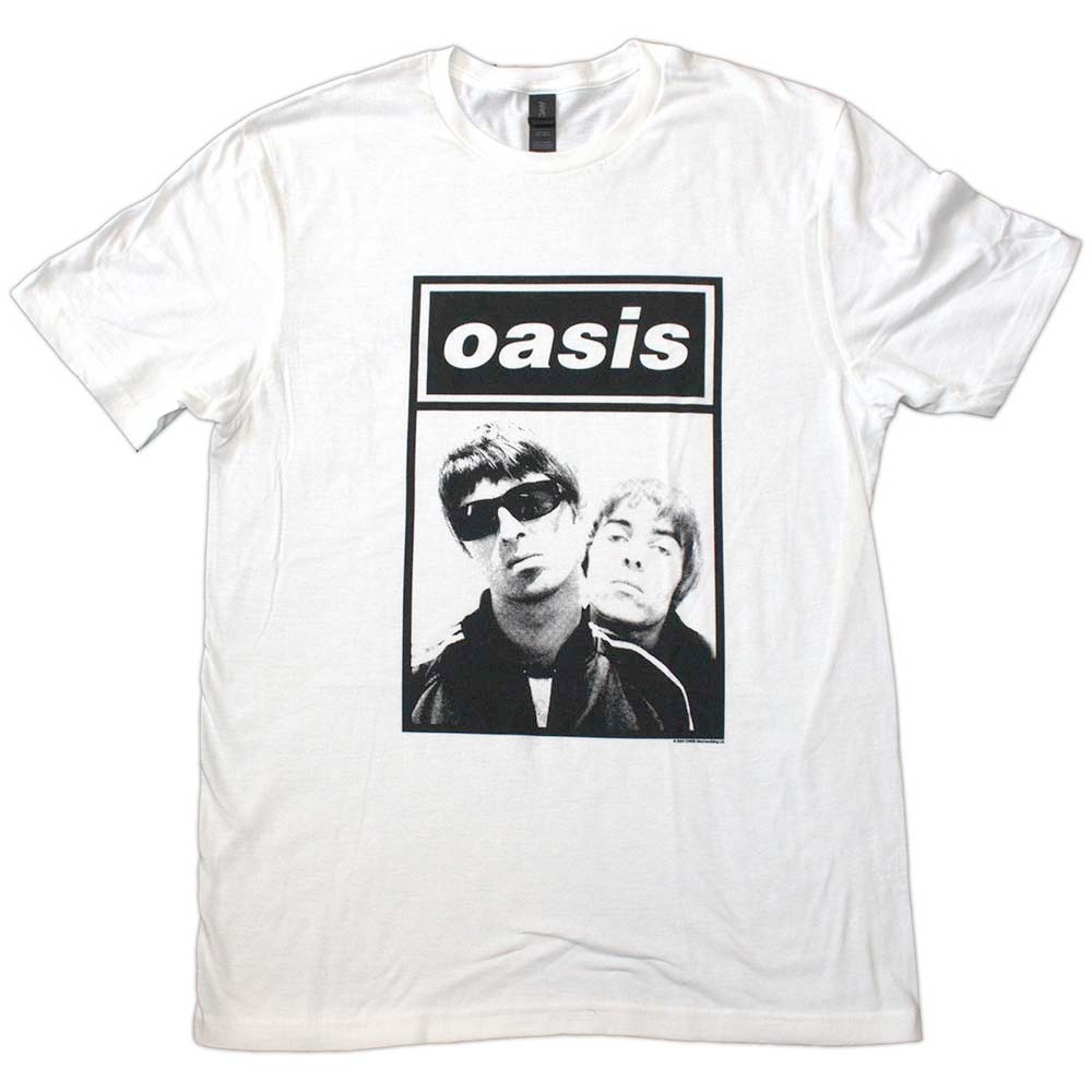 Oasis - Noel & Liam Boxed Photo Tshirt Homme - Blanc
